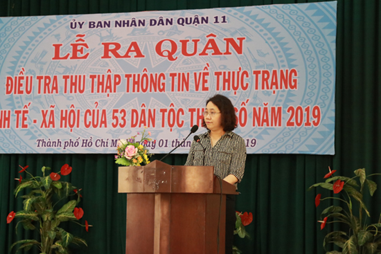 TP. Hồ Chí Minh - Ra quân Điều tra thực trạng kinh tế - xã hội 53 dân tộc thiểu số năm 2019 