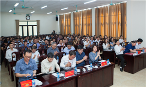 Đoàn công tác Tổng cục Thống kê tại buổi làm việc với Cục Thống kê tỉnh Nghệ An