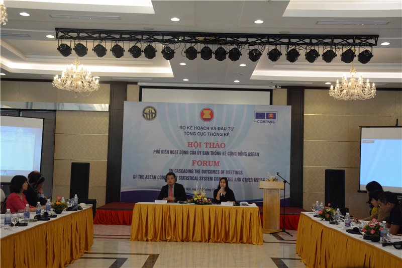 Hội thảo phổ biến hoạt động của ủy ban thống kê cộng đồng ASEAN