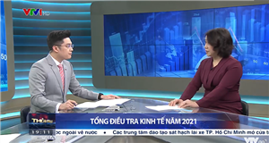 Phỏng vấn Tổng cục trưởng TCTK  Nguyễn Thị Hương  trên thời sự VTV1 về TĐT Kinh tế 2021 (19h ngày 28/2/2021)